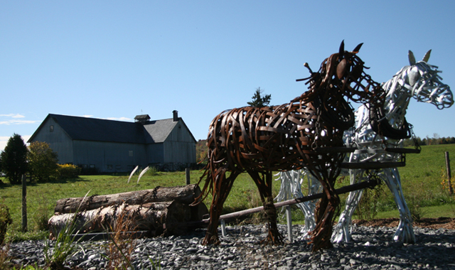 «Petits chevaux de fer» au Parc Coburn